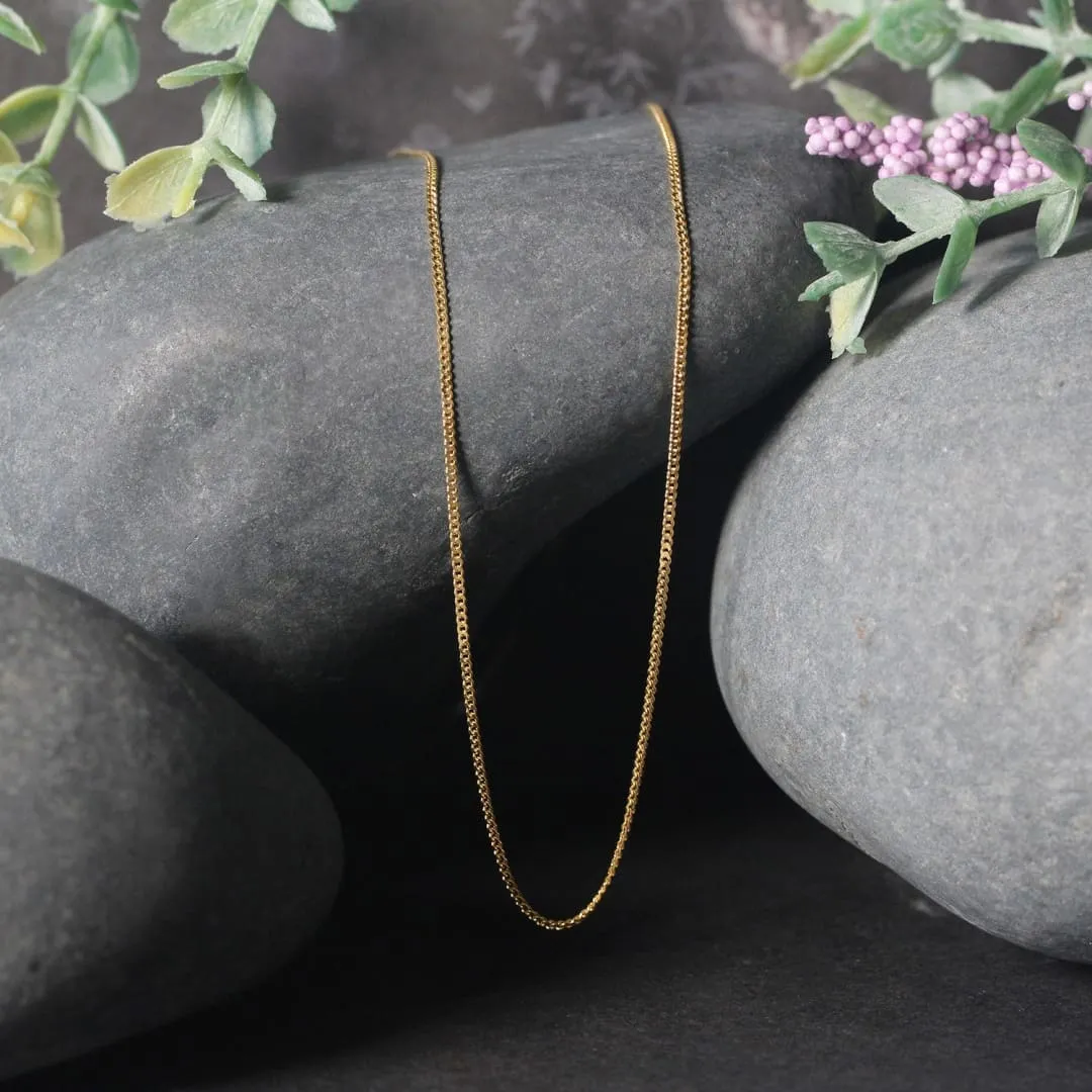 10k Yellow Gold Gourmette Chain 1.0mm