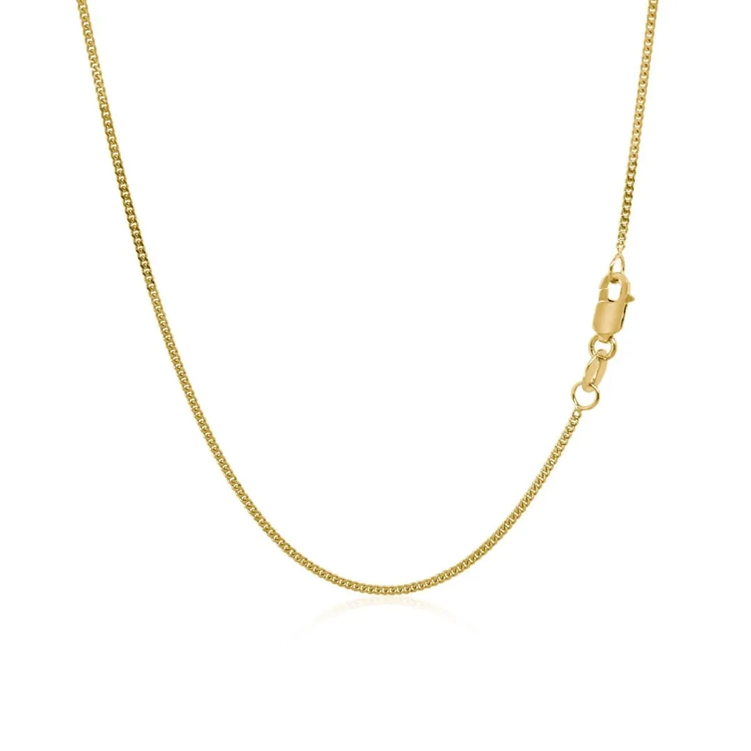 10k Yellow Gold Gourmette Chain 1.0mm