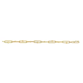 14K Elongated JAX Necklace