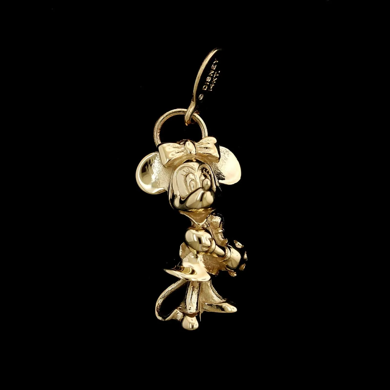 14K Yellow Gold Estate Disney Minnie Mouse Charm