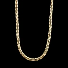 14K Yellow Gold Estate Snake Link Chain