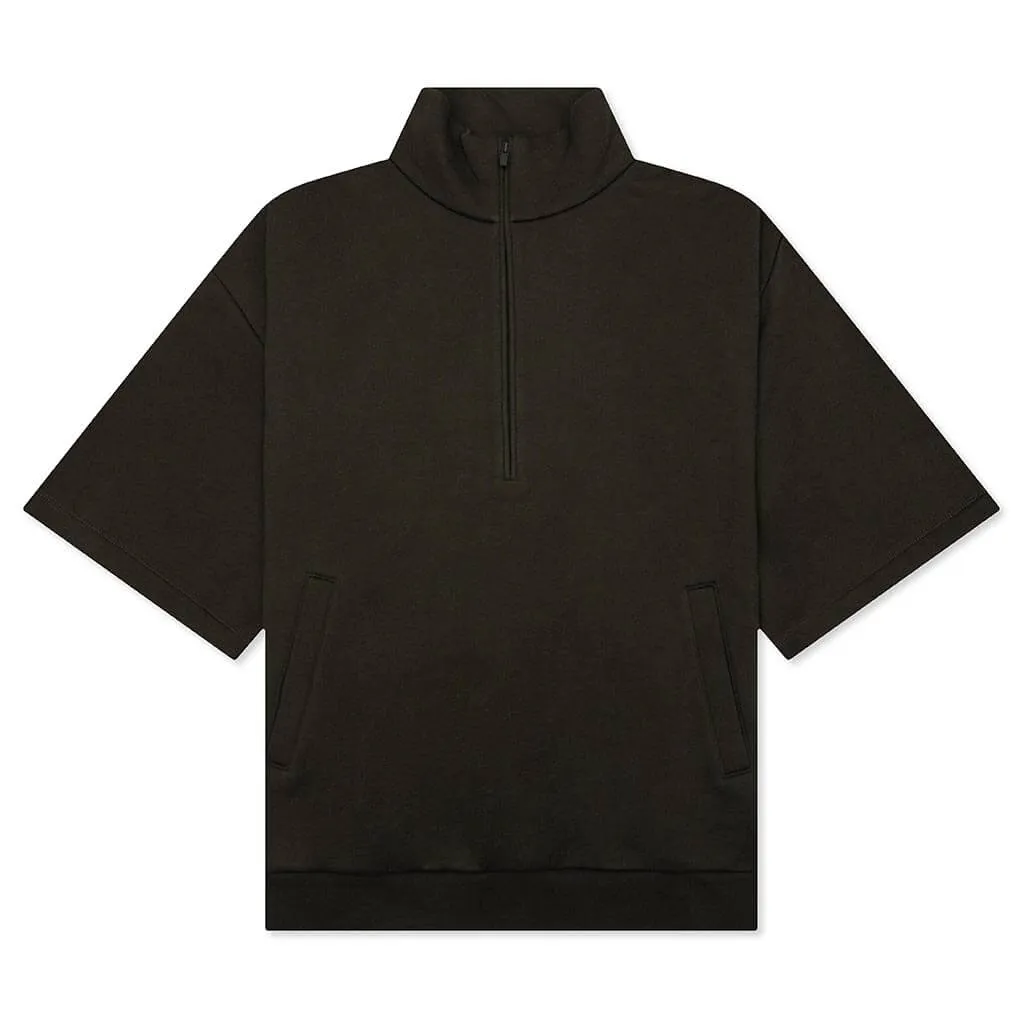 3/4 Half Zip - Off Black