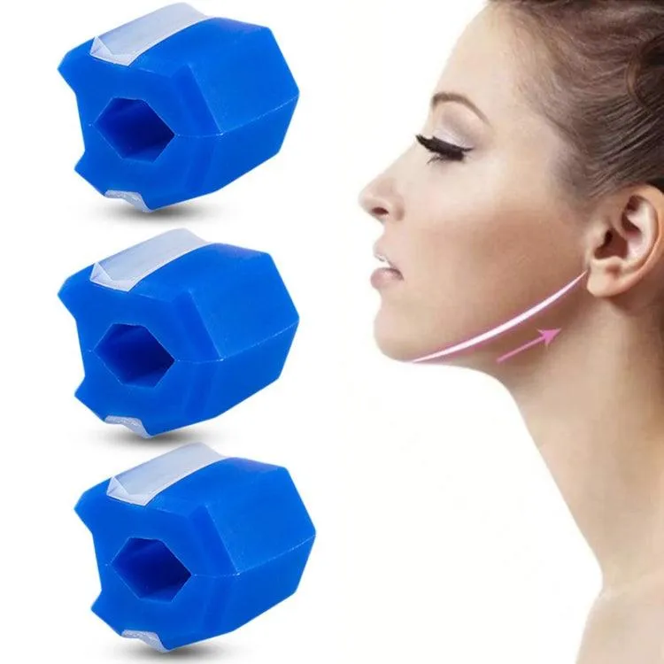 6th Gen 3PC Masseter Ball Silicone Facial Muscle Trainer for Jawline Exercise