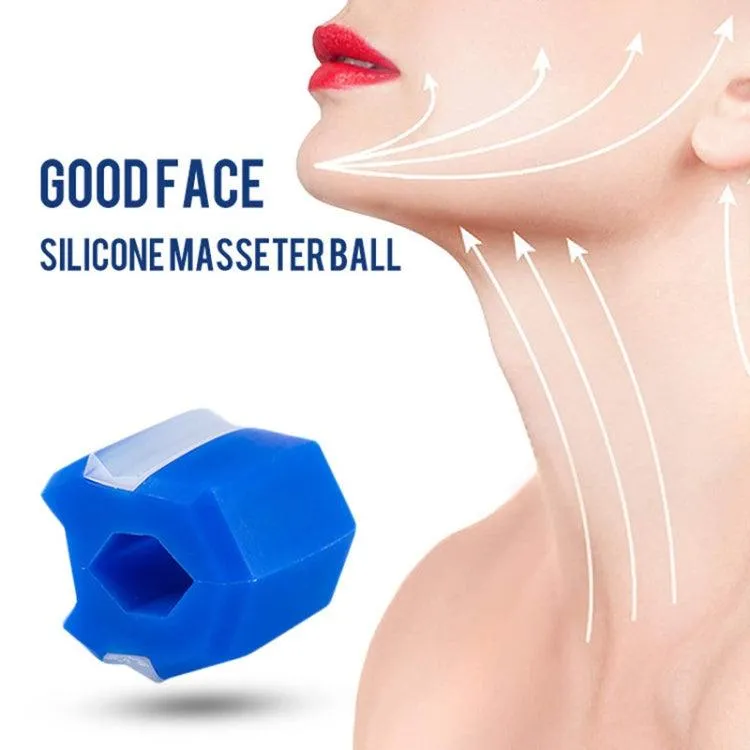 6th Gen 3PC Masseter Ball Silicone Facial Muscle Trainer for Jawline Exercise