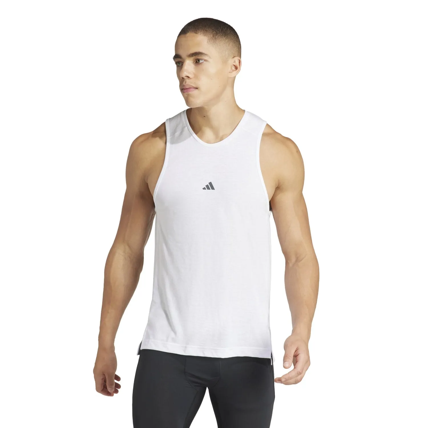 Adidas Training Men Yoga Tank White IL7143