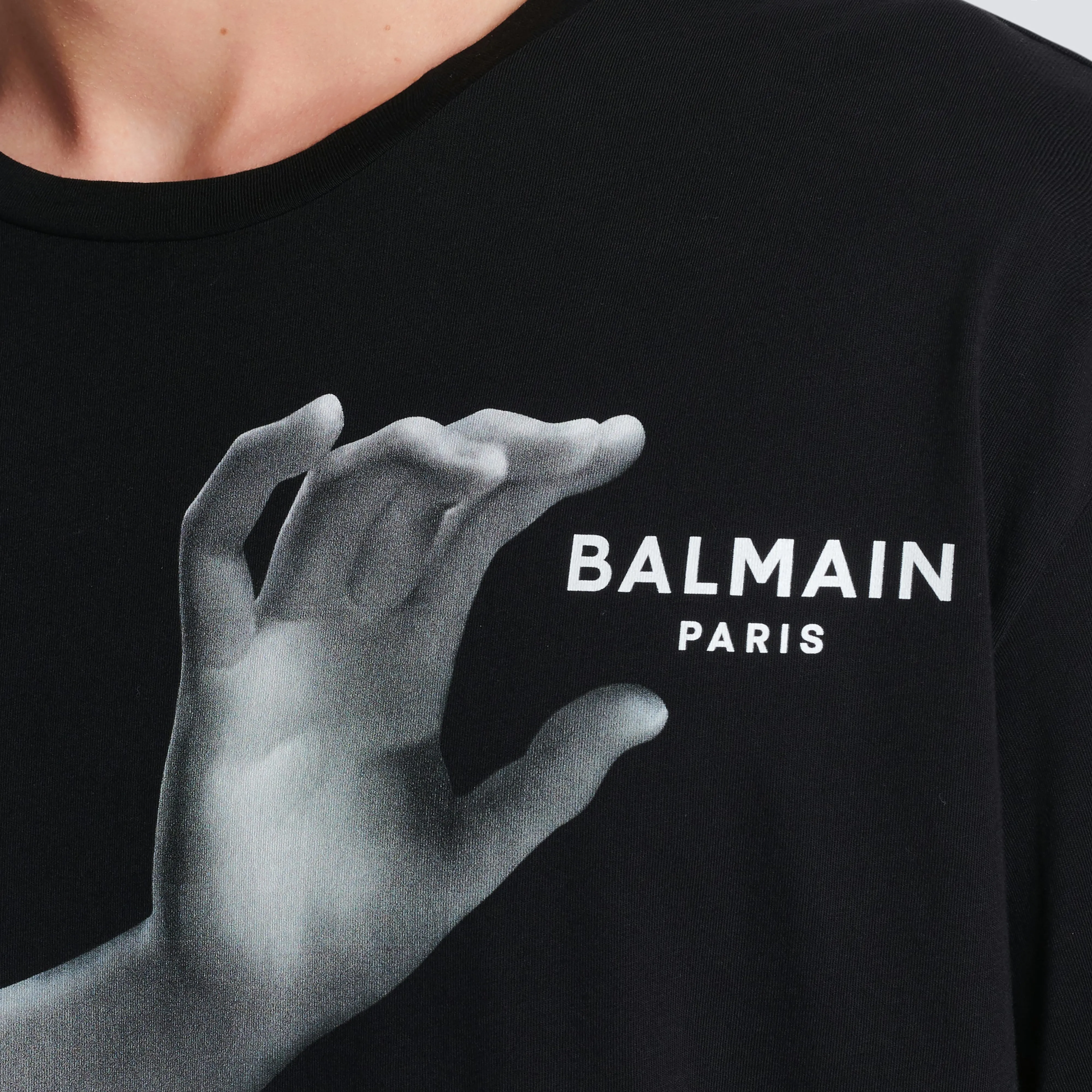 Balmain Classic Statue Print T-Shirt