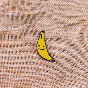 Banana Enamel Pin Brooch Copper