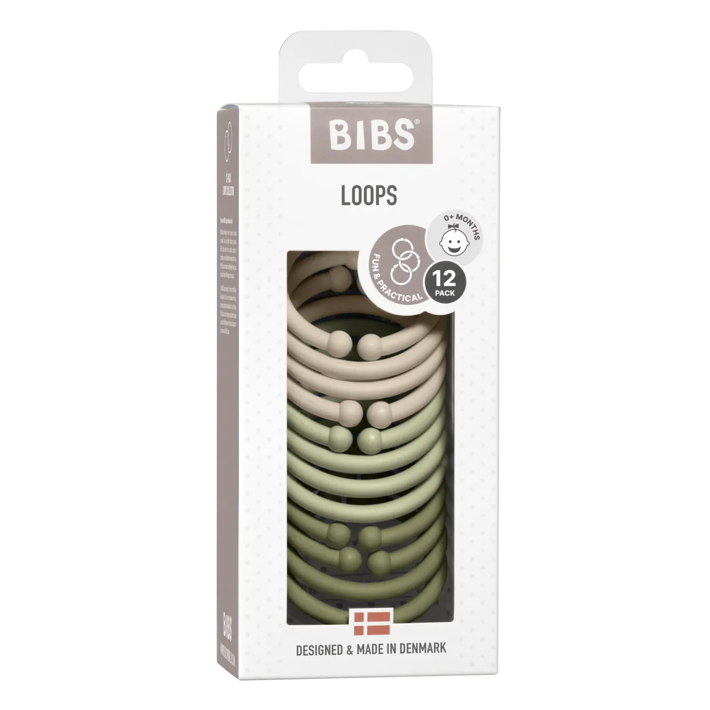 Bibs Loops - Vanilla/Sage/Olive