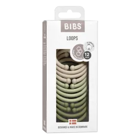 Bibs Loops - Vanilla/Sage/Olive