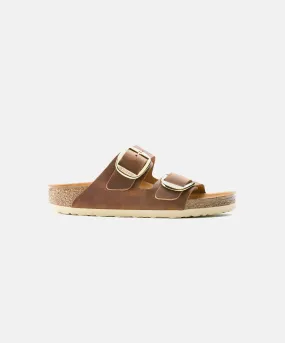 Birkenstock Arizona Big Buckle Oiled Leather Cognac Sandals