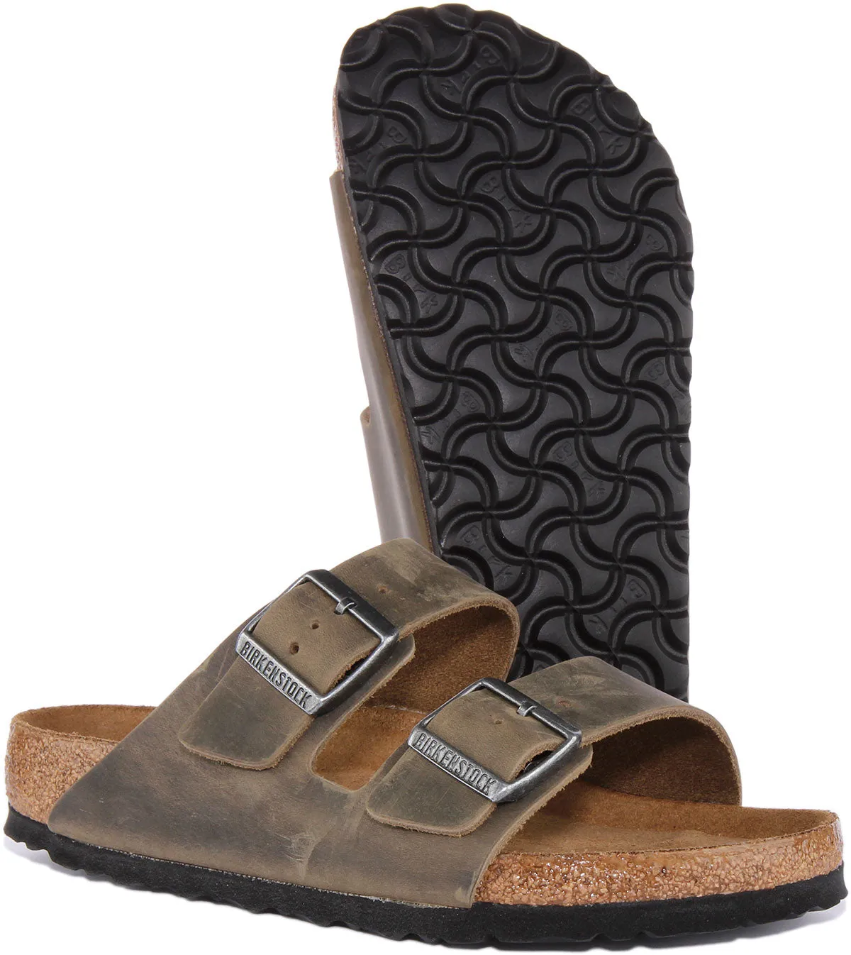 Birkenstock Arizona Bs In Olive | Regular Fit