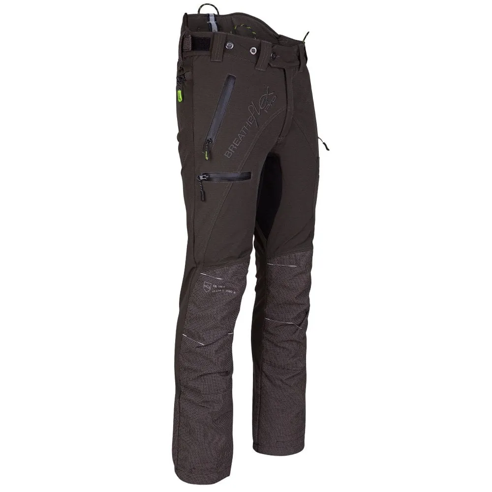 Breatheflex Pro Olive Chainsaw Trousers Type A