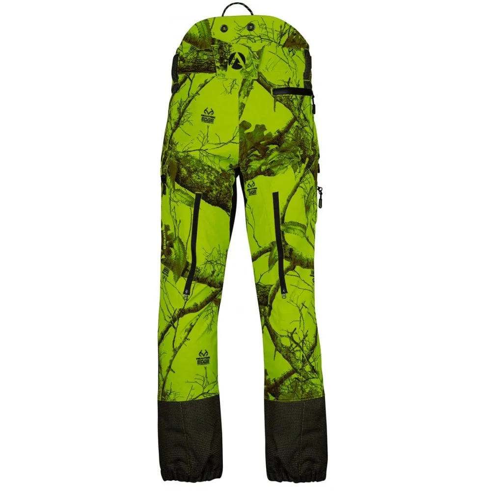 Breatheflex Pro Realtree Chainsaw Trousers Lime Type C