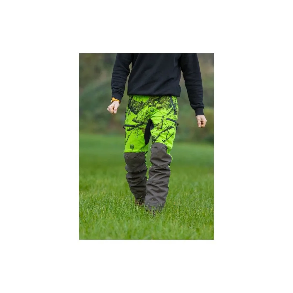 Breatheflex Pro Realtree Chainsaw Trousers Lime Type C