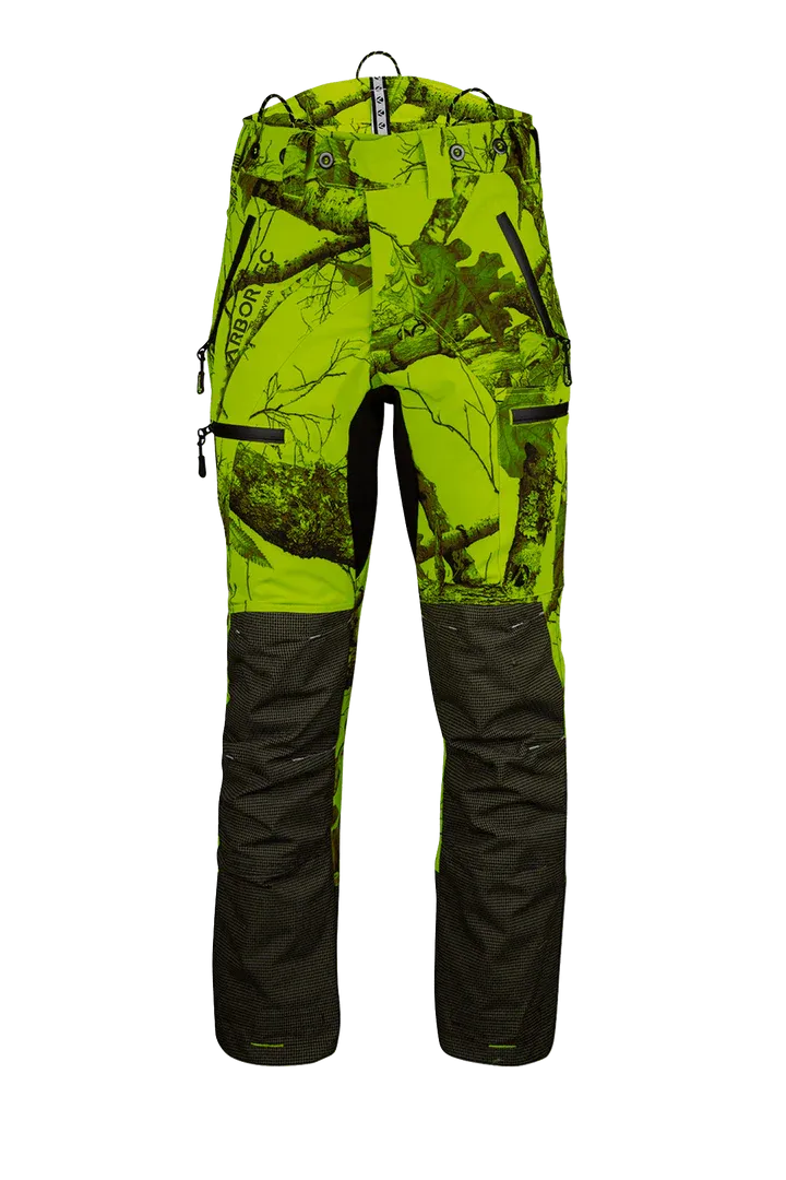 Breatheflex Pro Realtree Chainsaw Trousers Lime Type C