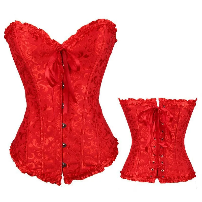 Burlesque Lingerie Overbust Corset