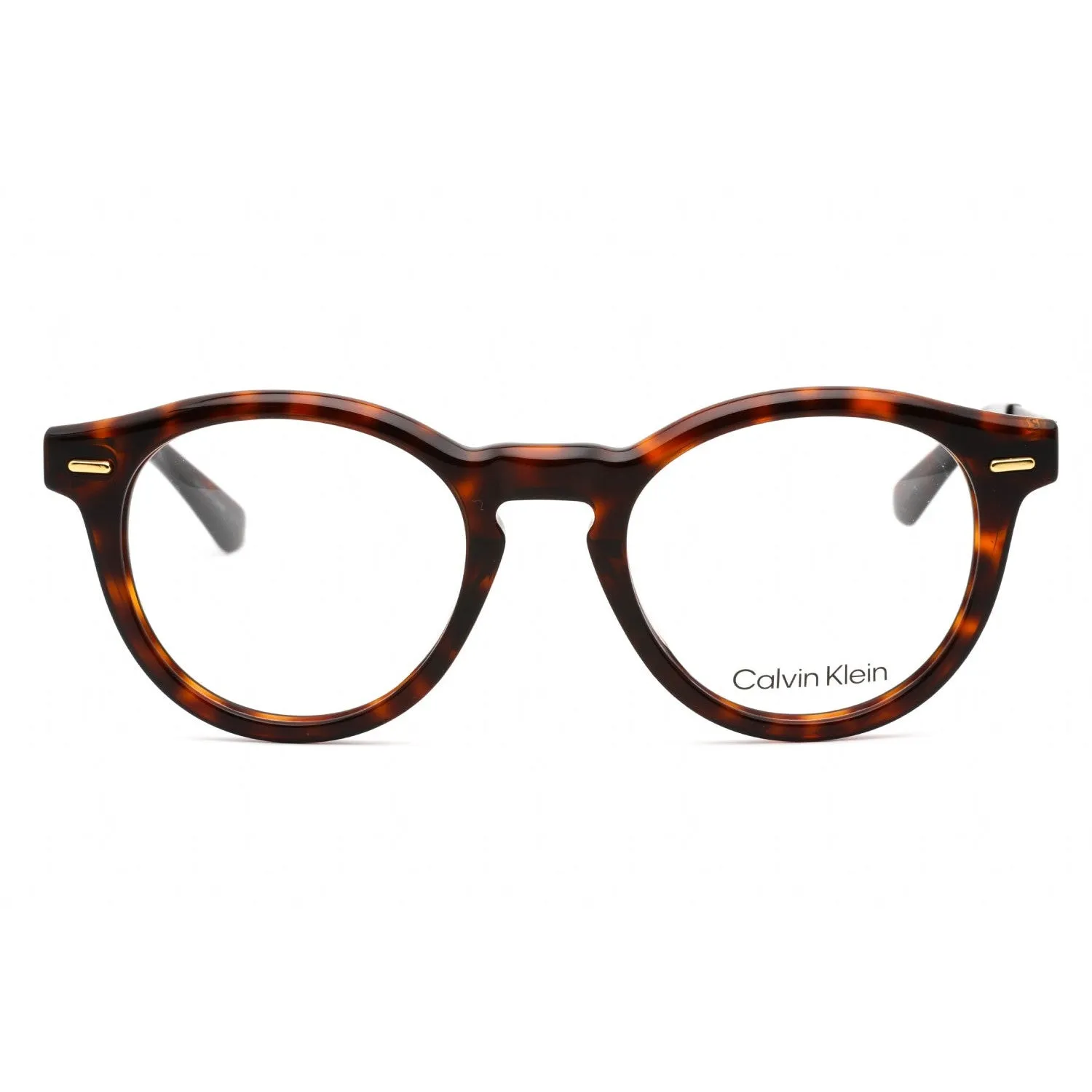 Calvin Klein CK21518 Eyeglasses BROWN HAVANA/Clear demo lens