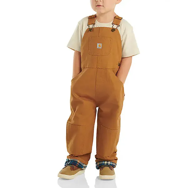 CARHARTT CANVAS FLN BIB OVERALL INFANT CARHARTT BROWN