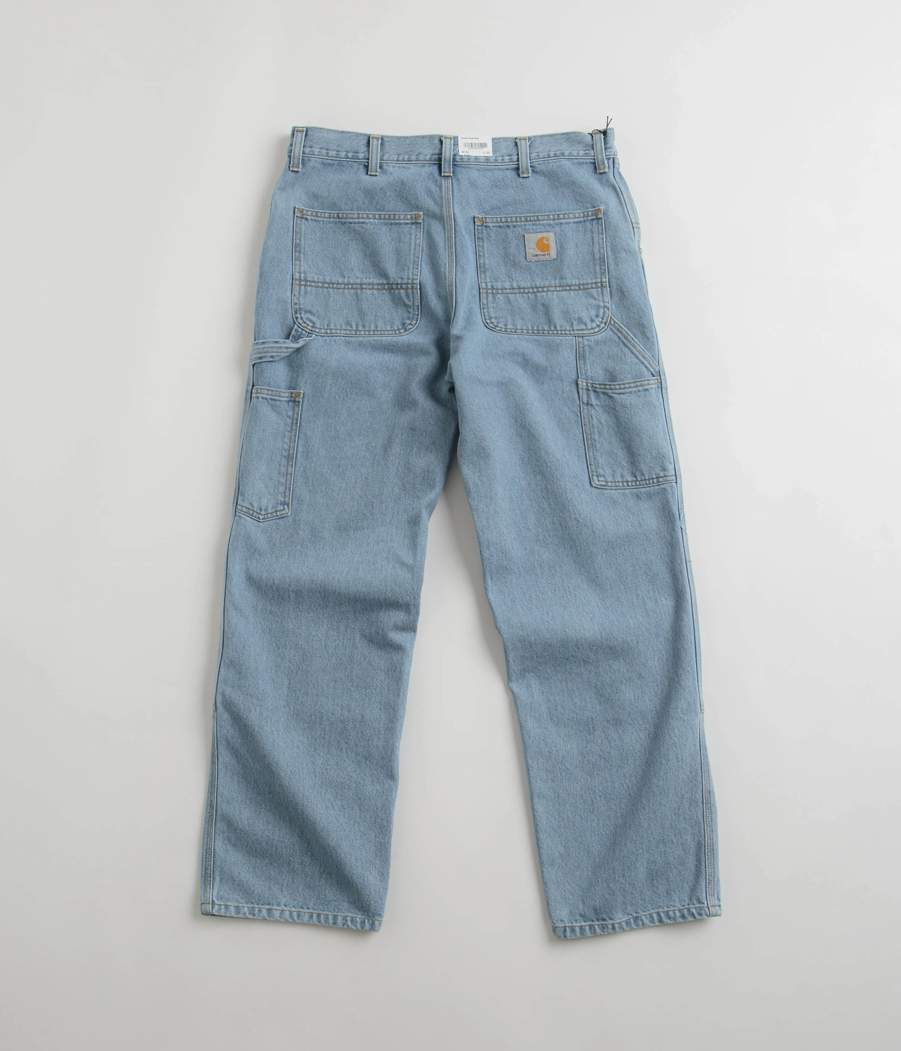 Carhartt Double Knee Denim Pants - Blue