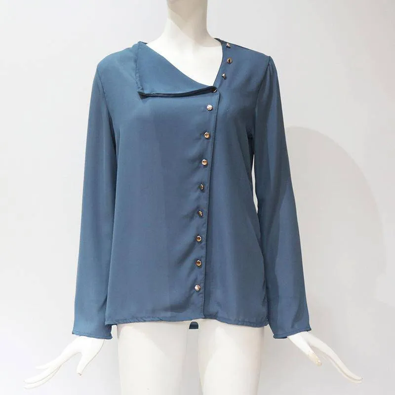 Chiffon Blouse With Buttons