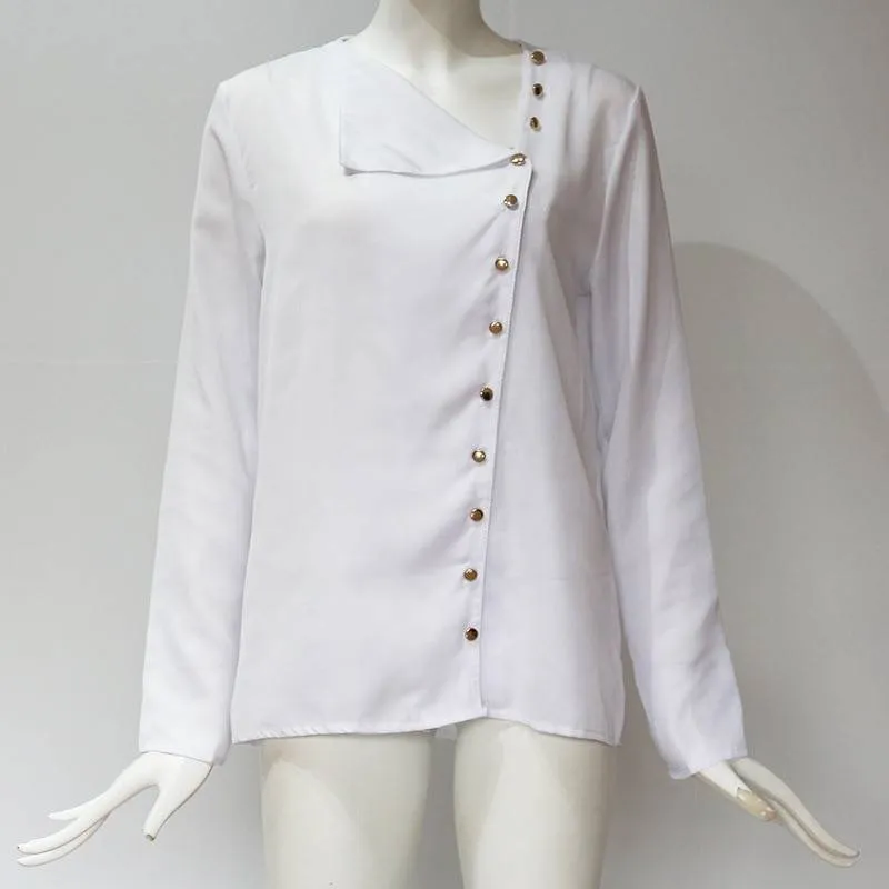 Chiffon Blouse With Buttons