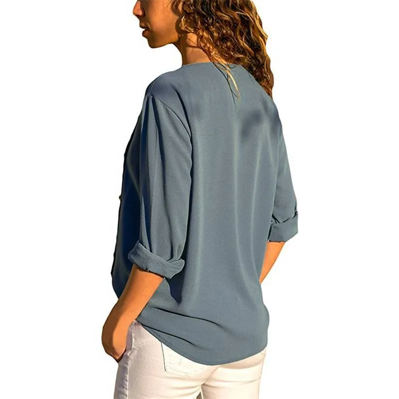 Chiffon Blouse With Buttons