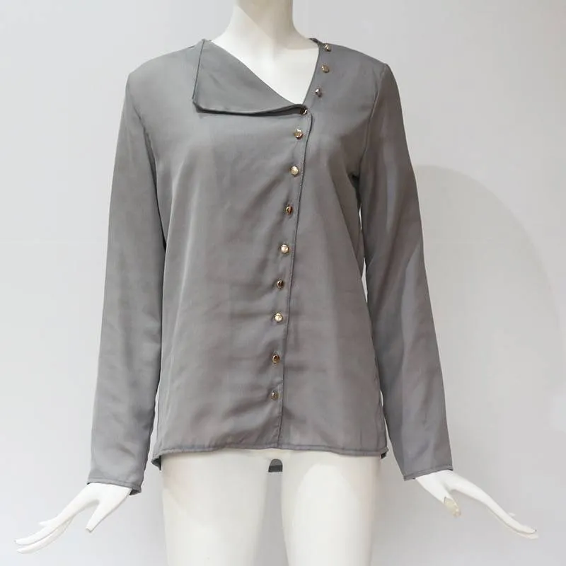 Chiffon Blouse With Buttons