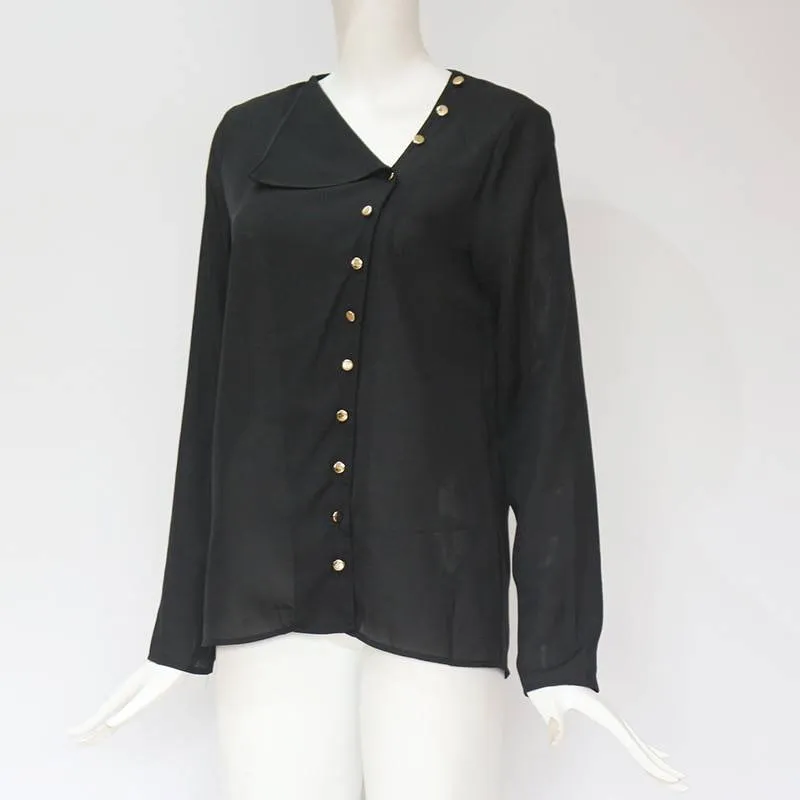 Chiffon Blouse With Buttons