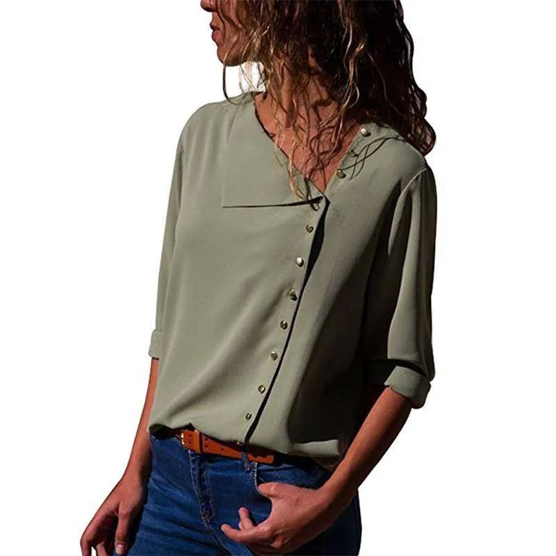 Chiffon Blouse With Buttons