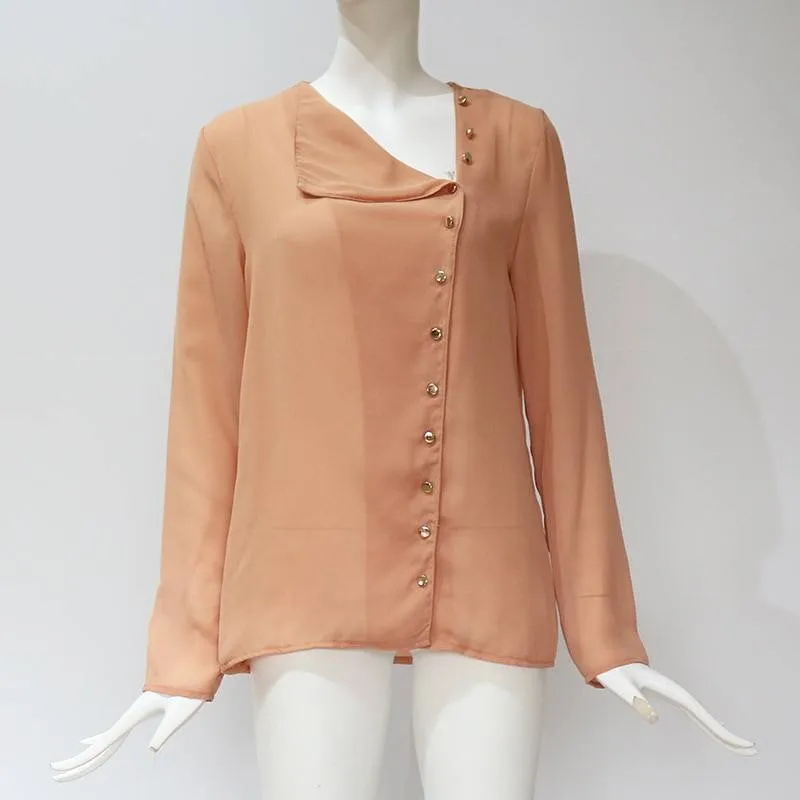 Chiffon Blouse With Buttons