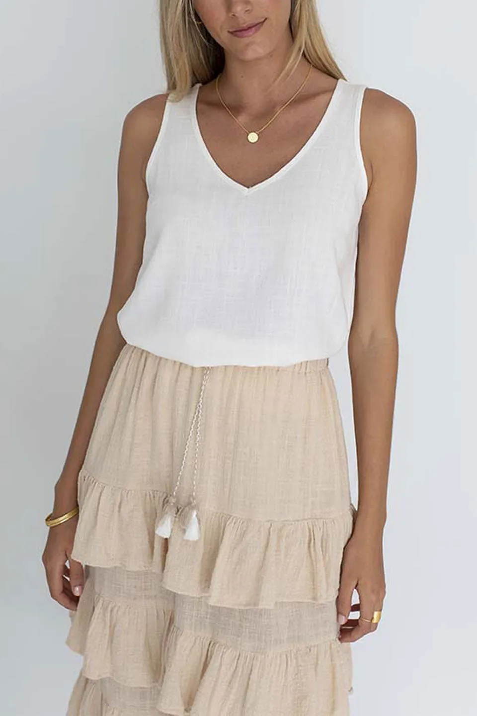 Classic Linen Natural Cami