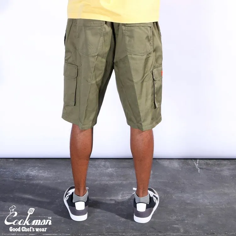 Cookman Chef Short Pants Cargo - Olive