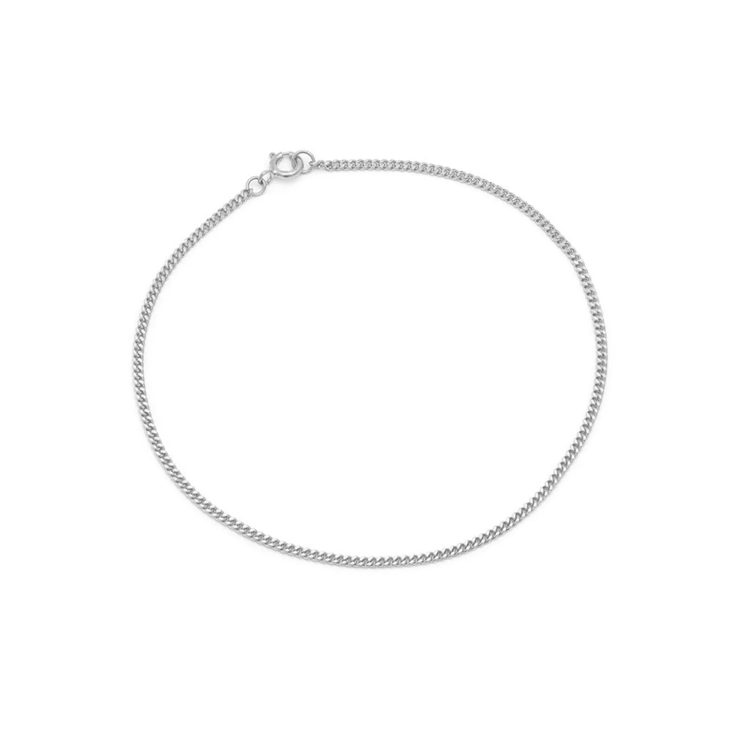 Curb Chain Bracelet | Silver