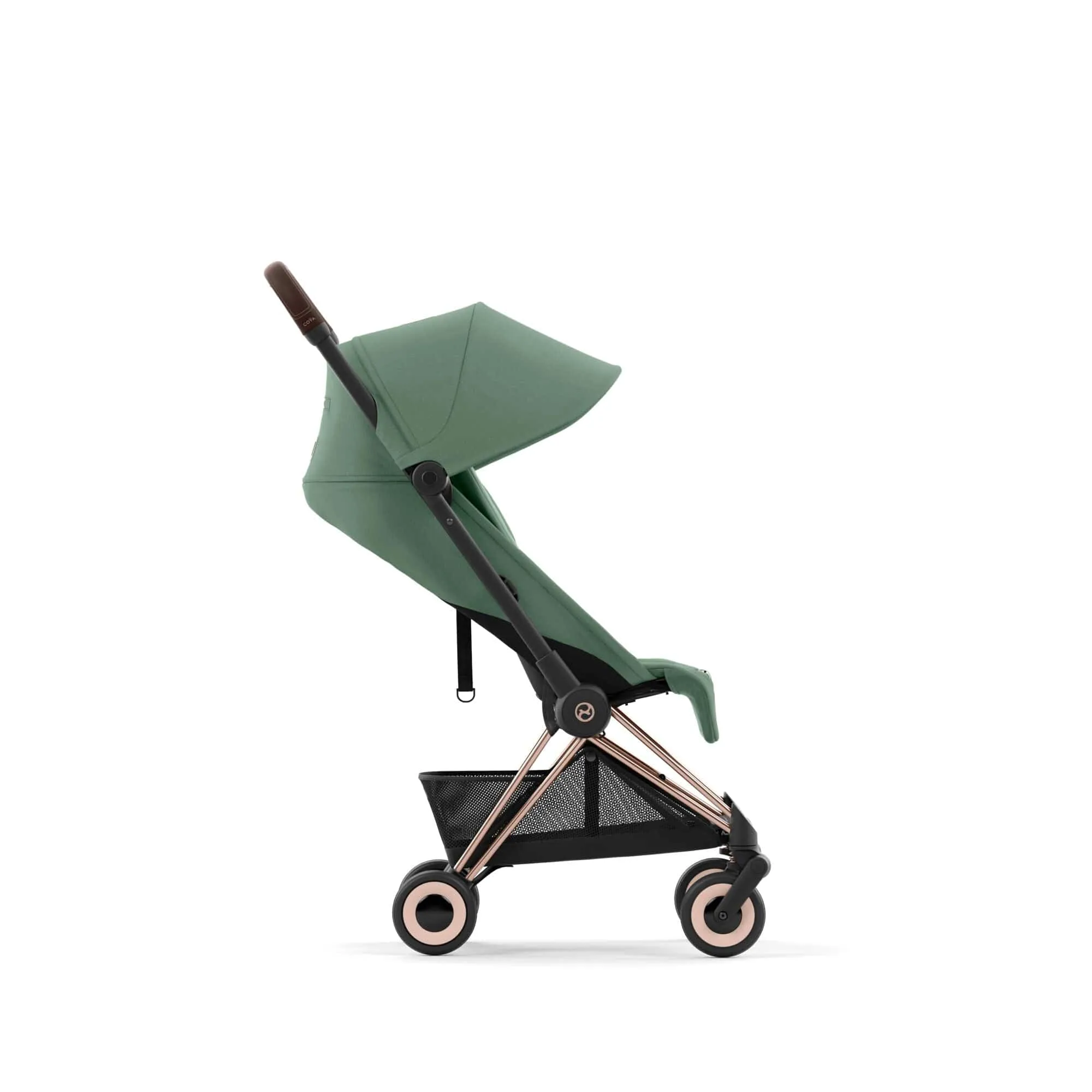 Cybex COYA Stroller - Rose Gold/Leaf Green