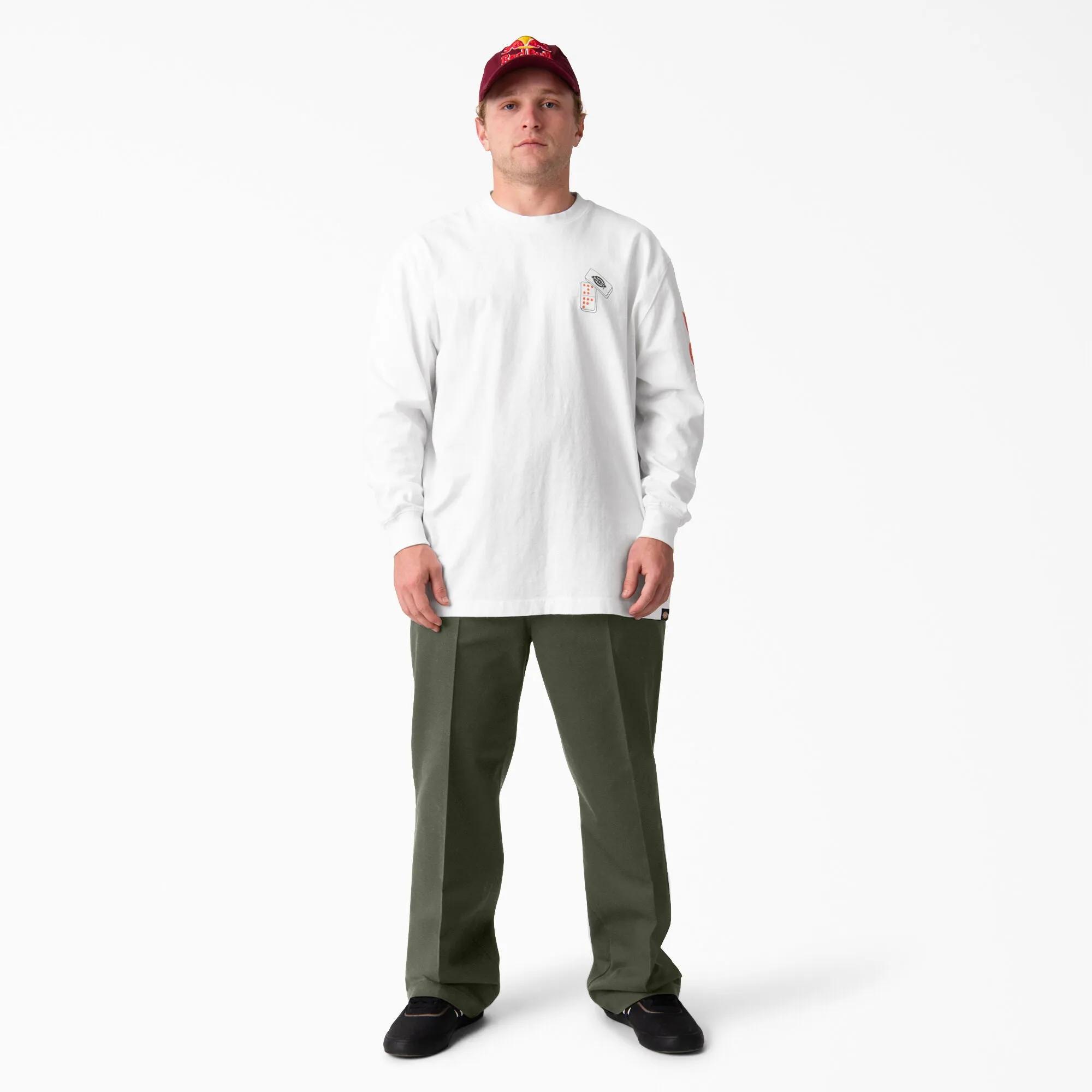 Dickies - Jamie Foy Loose Fit Straight Leg Pant - Olive Green