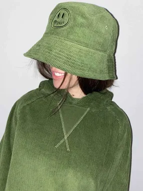 Drew House Mascot Corduroy Bucket Hat Olive