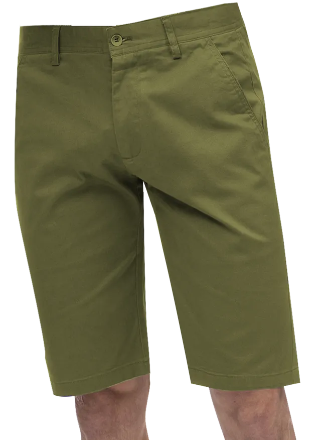 EJ Samuel Olive Chino Short Pants CHS01