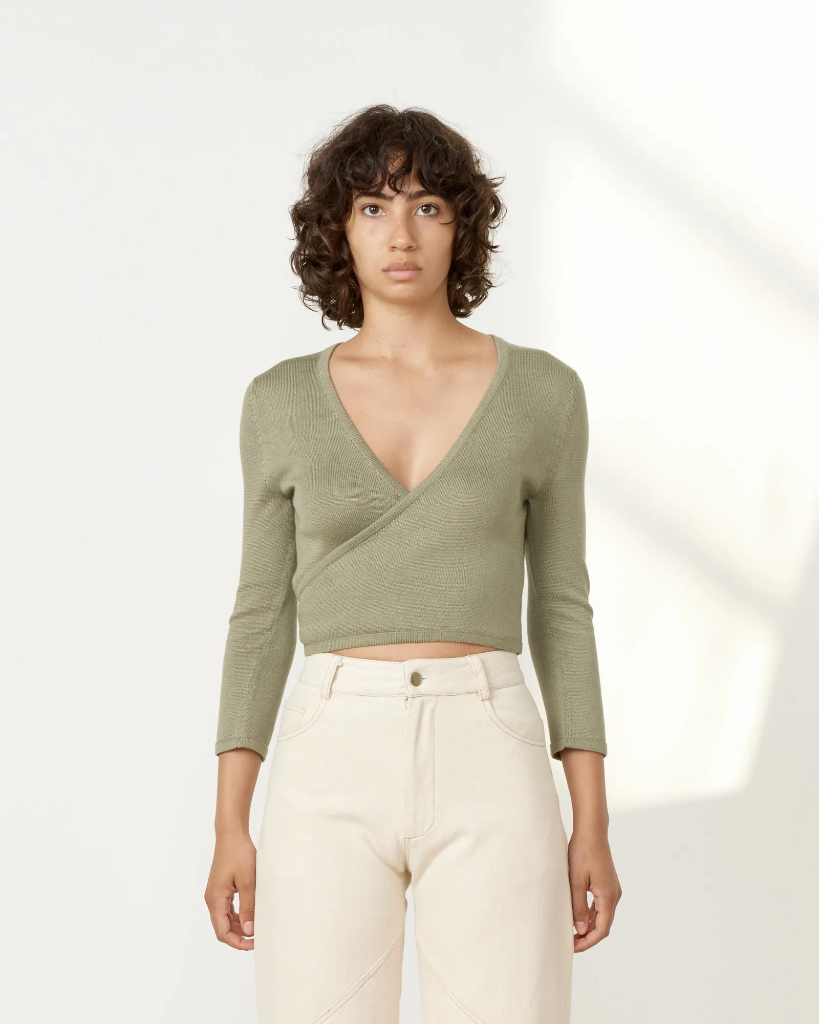 Elsa Top in Sage