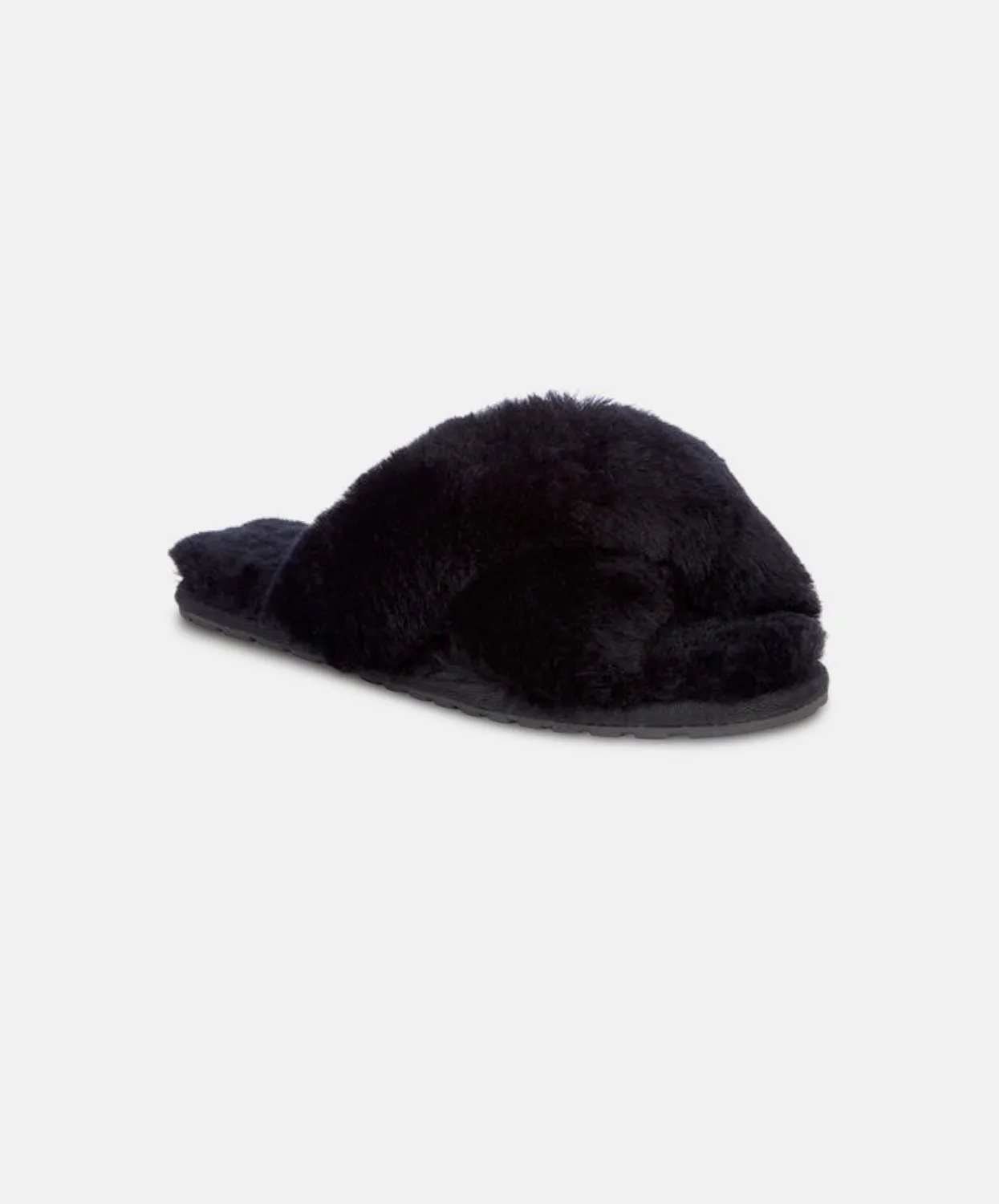 EMU Mayberry Black Sheepskin Slippers