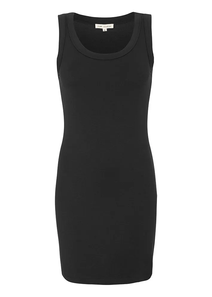 Esmé Studios Penelope Slim Fit Tank Dress - Kjole - Black