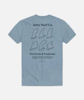 Fins Tee - Fog