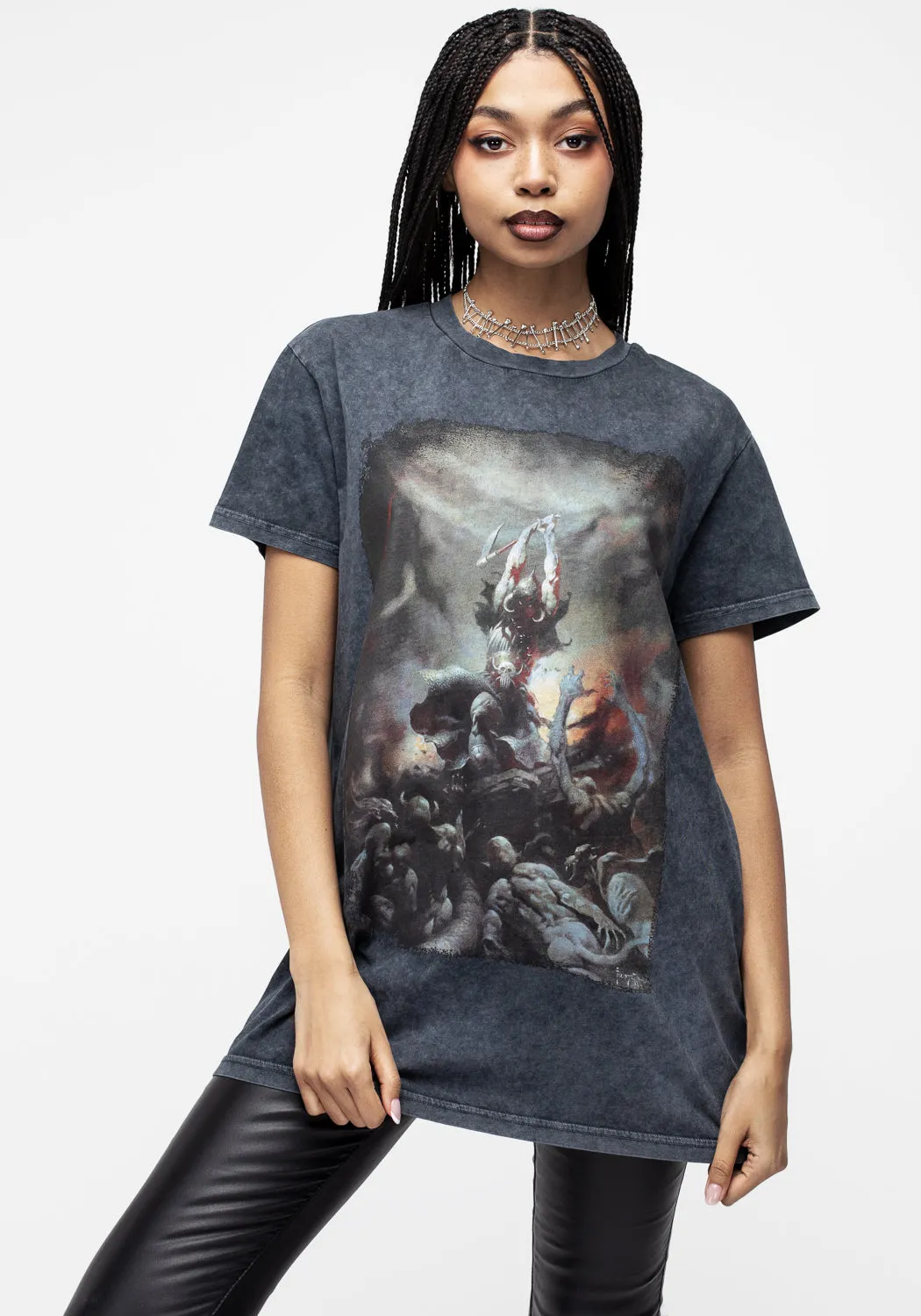 Frazetta Death Dealer 2 Short Sleeve T-Shirt