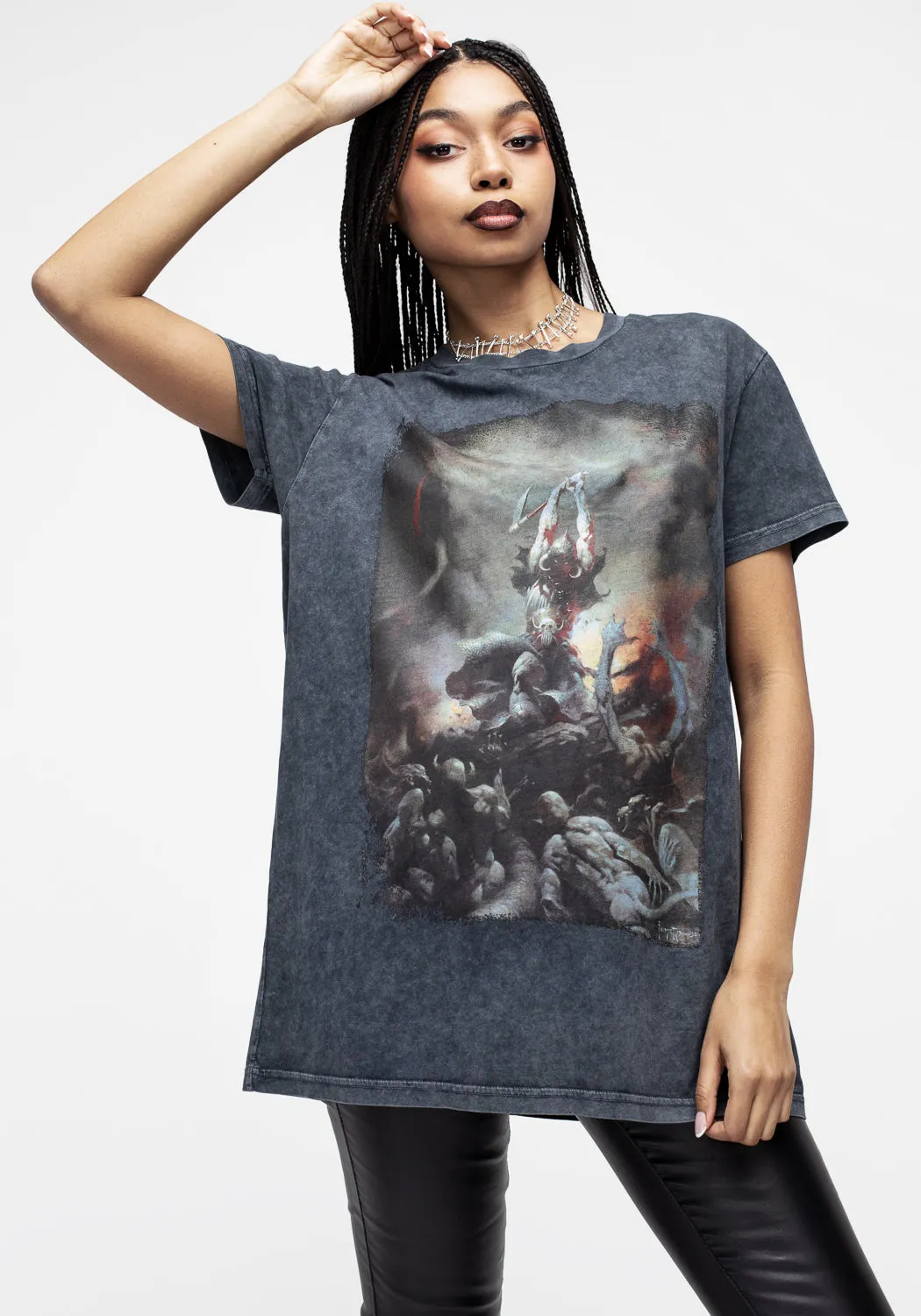 Frazetta Death Dealer 2 Short Sleeve T-Shirt