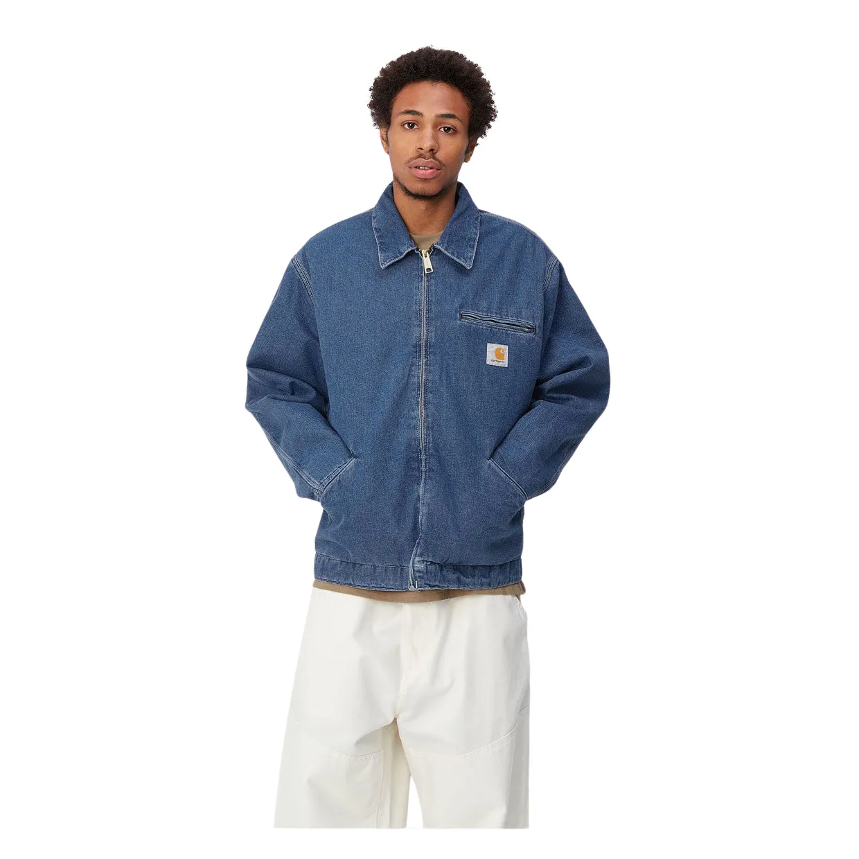 Giubbino Jeans Uomo Carhartt WIP OG Detroit Jacket Blu