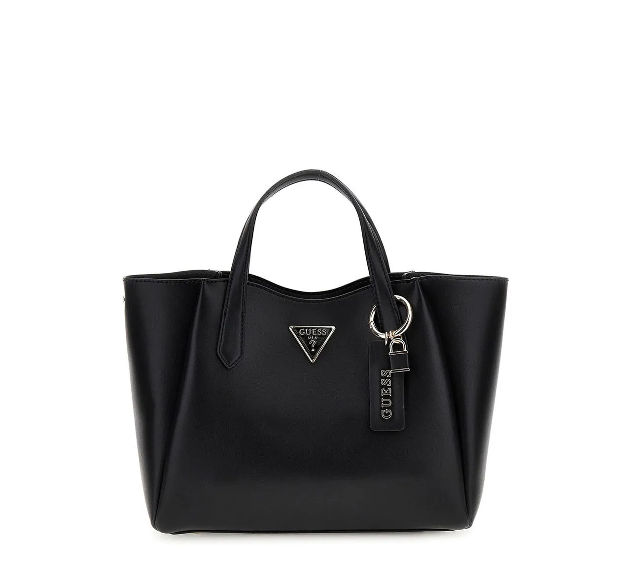 GUESS IWONA GIRLFRIEND SATCHEL BLACK