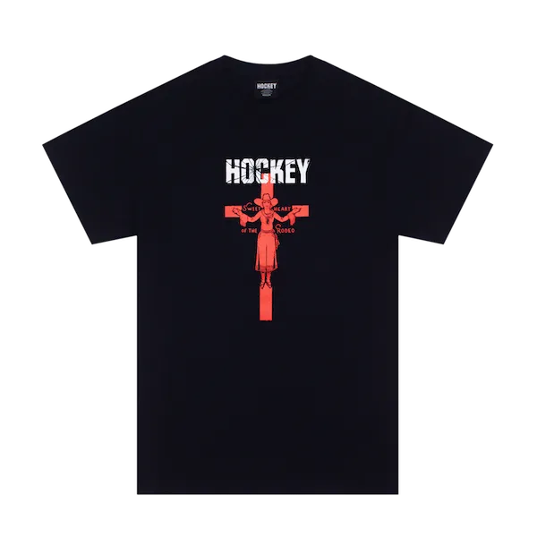 Hockey Sweet Heart Tee - Black