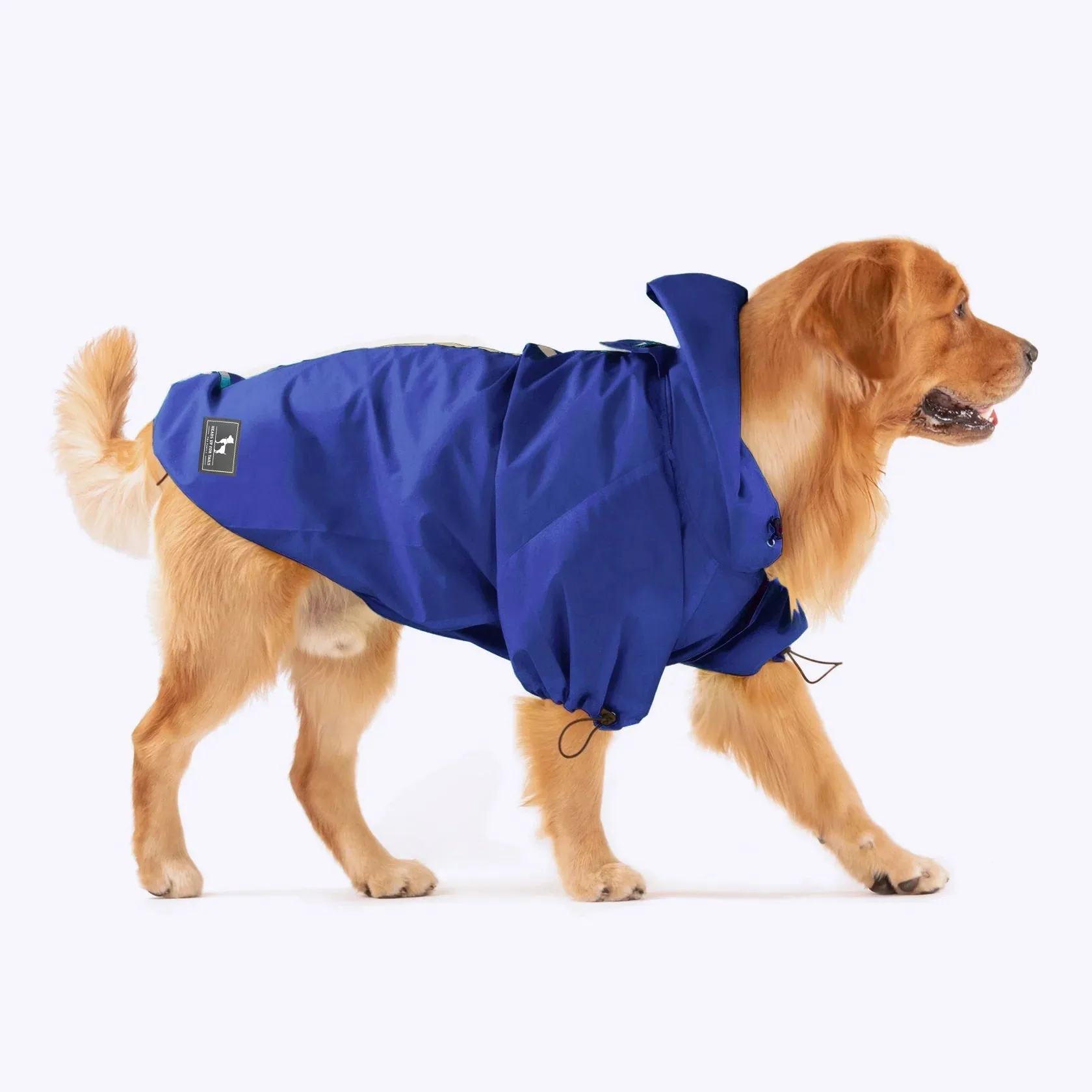 HUFT Magical Mist Dog Raincoat - Blue - 3XL