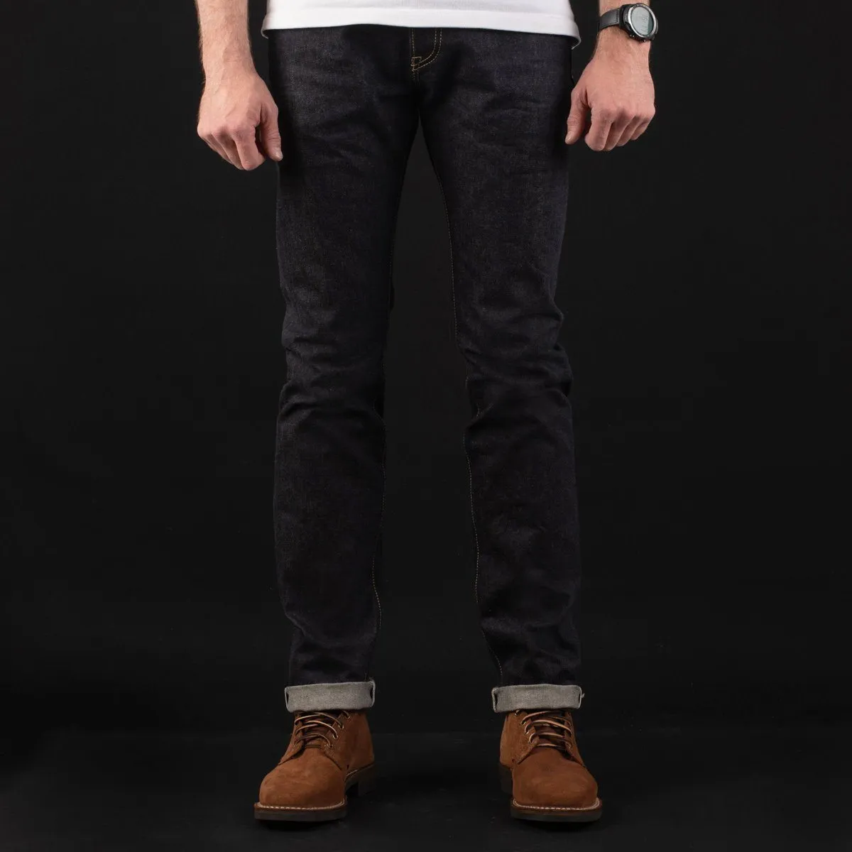 Iron Heart IH-777S-142 14oz Selvedge Denim Slim Tapered Jeans - Indigo