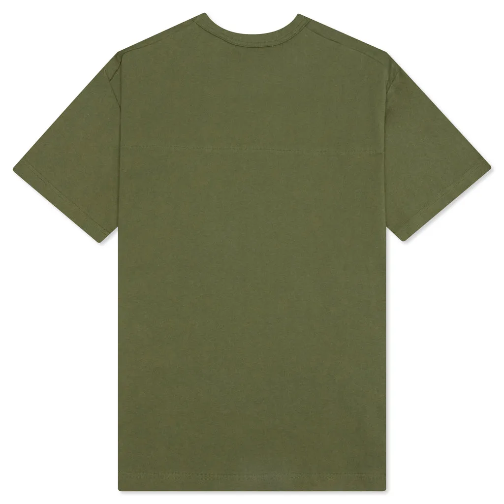 Jersey Braque Pocket Tee - Dark Olive