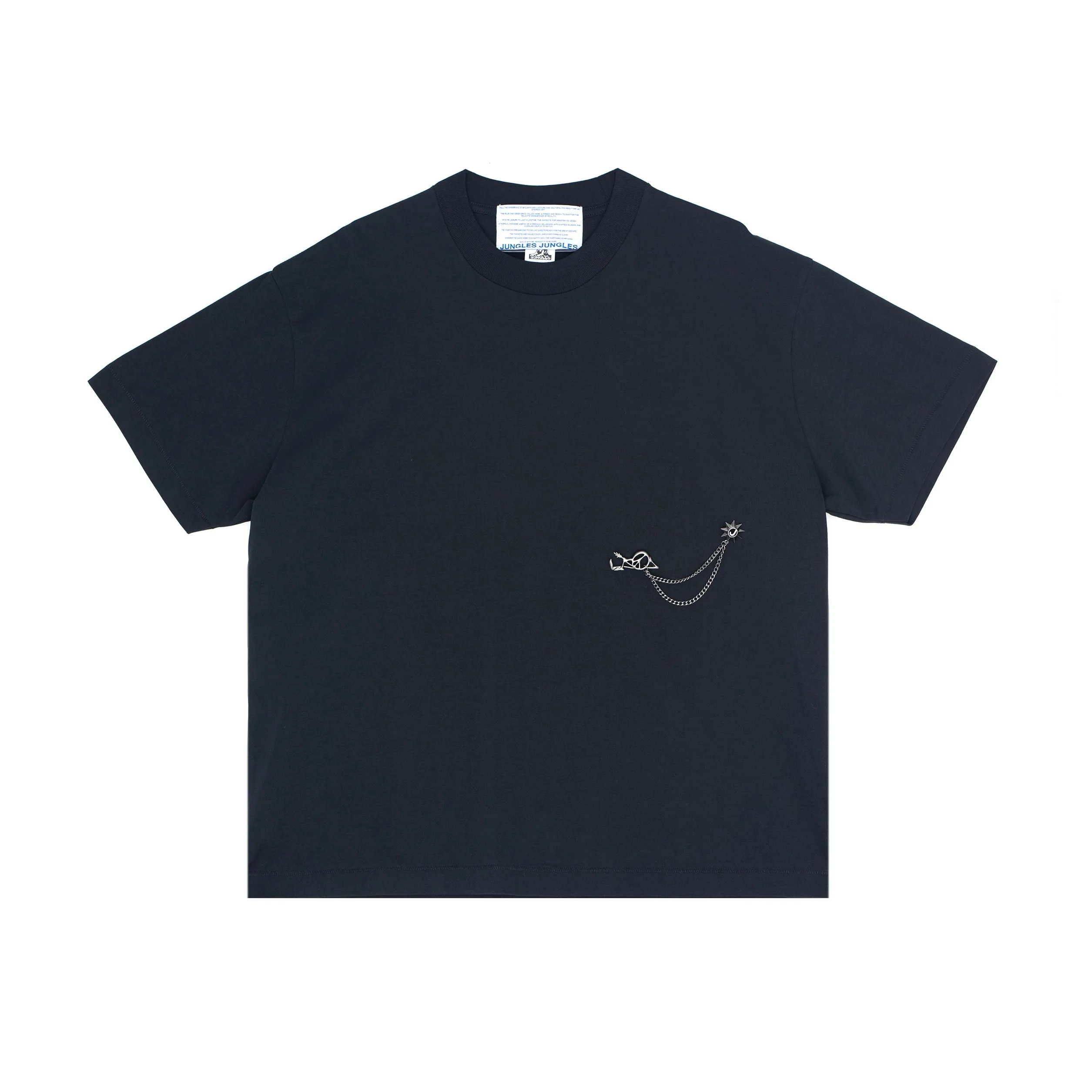 Jungles Jungles Peace Man Tee Black SS-PM-BLK